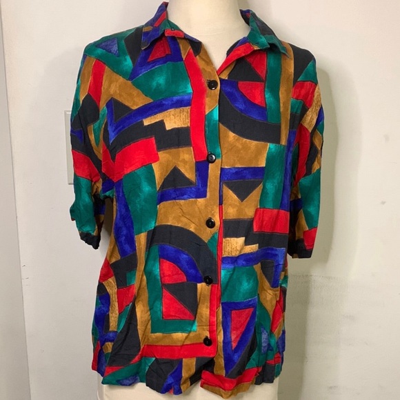 Tops - Multicolored vintage blouse